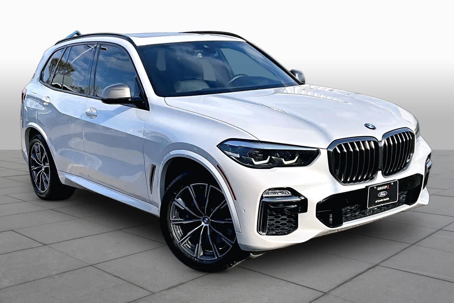 Used 2020 Mineral White Metallic BMW M50i image 3