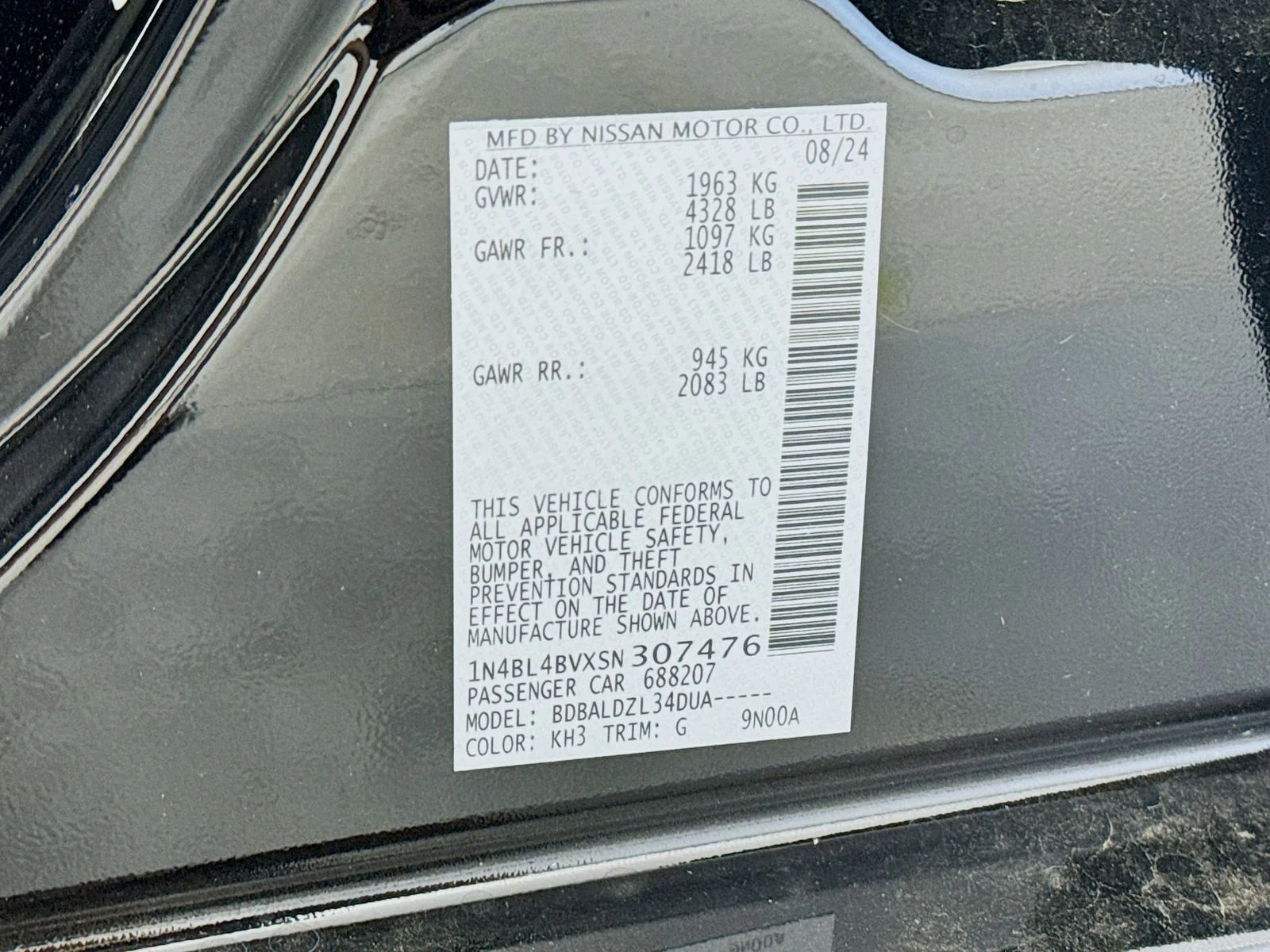 Certified Used 2025 Black Nissan 2.5 S image 29
