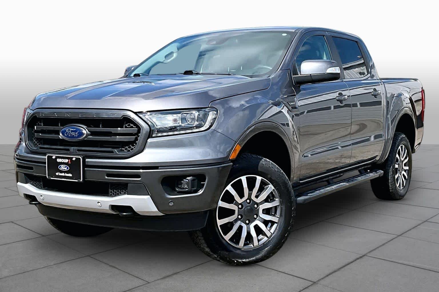 Used 2021 Carbonized Gray Metallic Ford LARIAT image 35