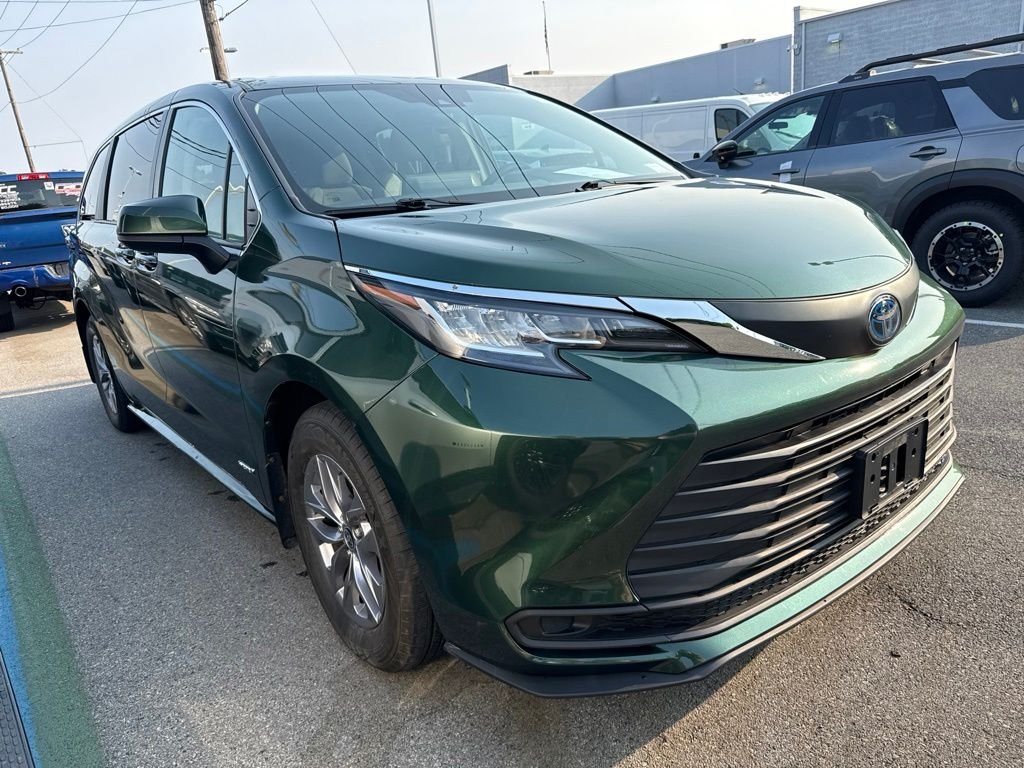 Used 2021 Green Toyota LE image 1