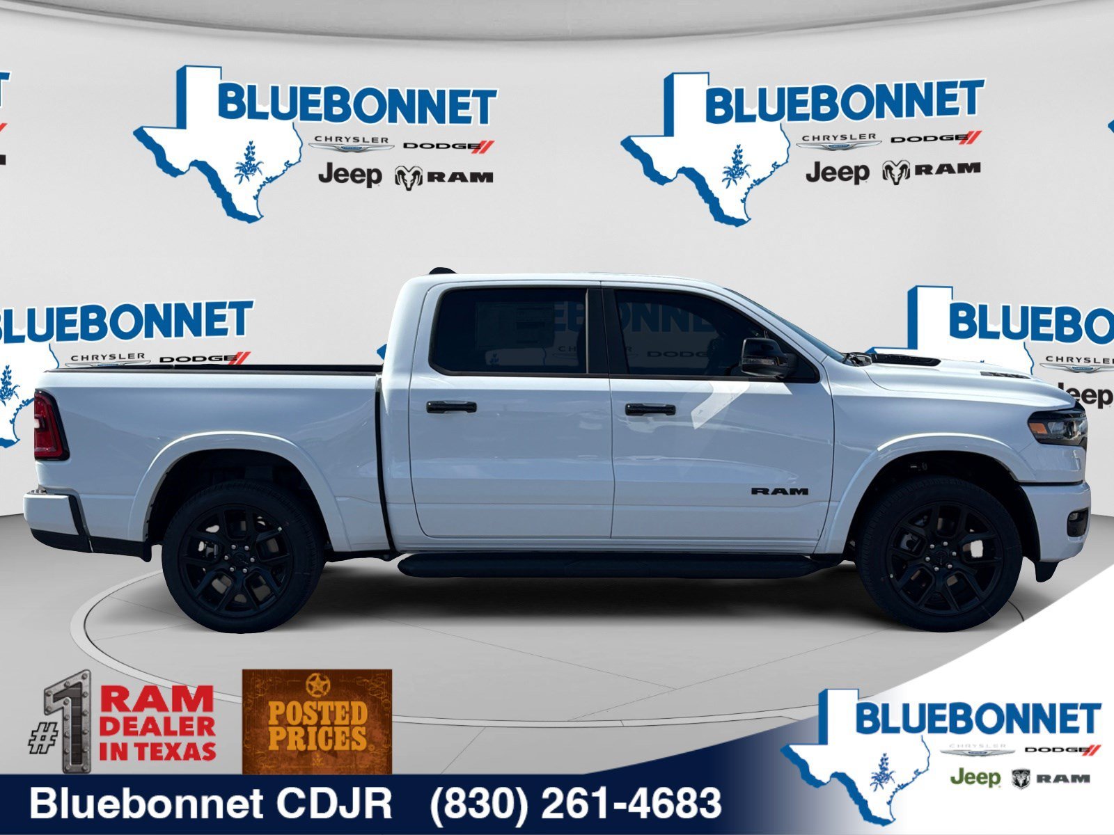 New 2026 Bright White Clear-Coat Exterior Paint RAM Laramie image 4