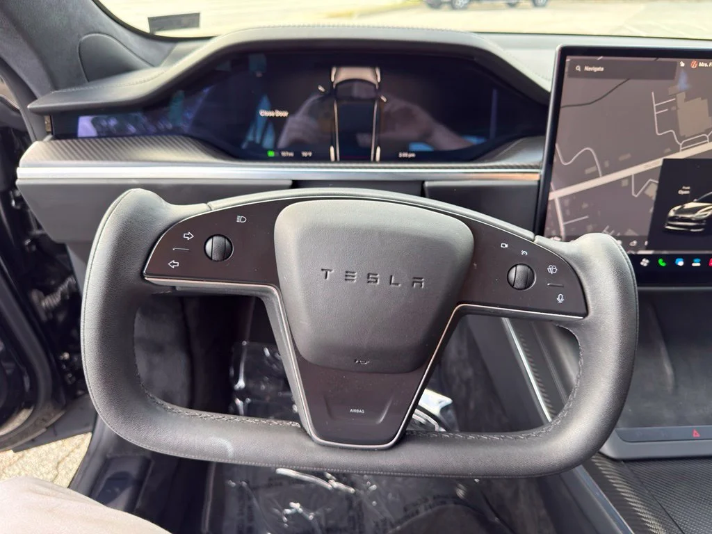 Used 2021 Black Tesla Plaid image 14