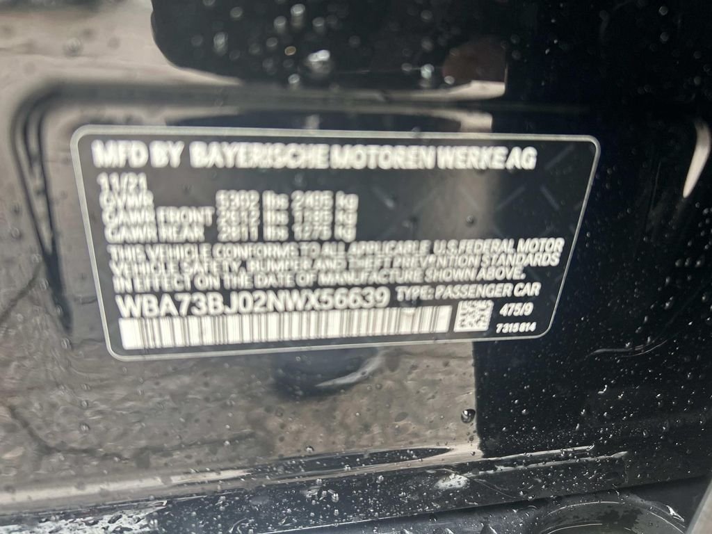 Used 2022 Black BMW 540i xDrive image 34