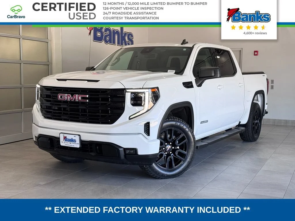 Certified Used 2023 Summit White GMC Elevation image 1