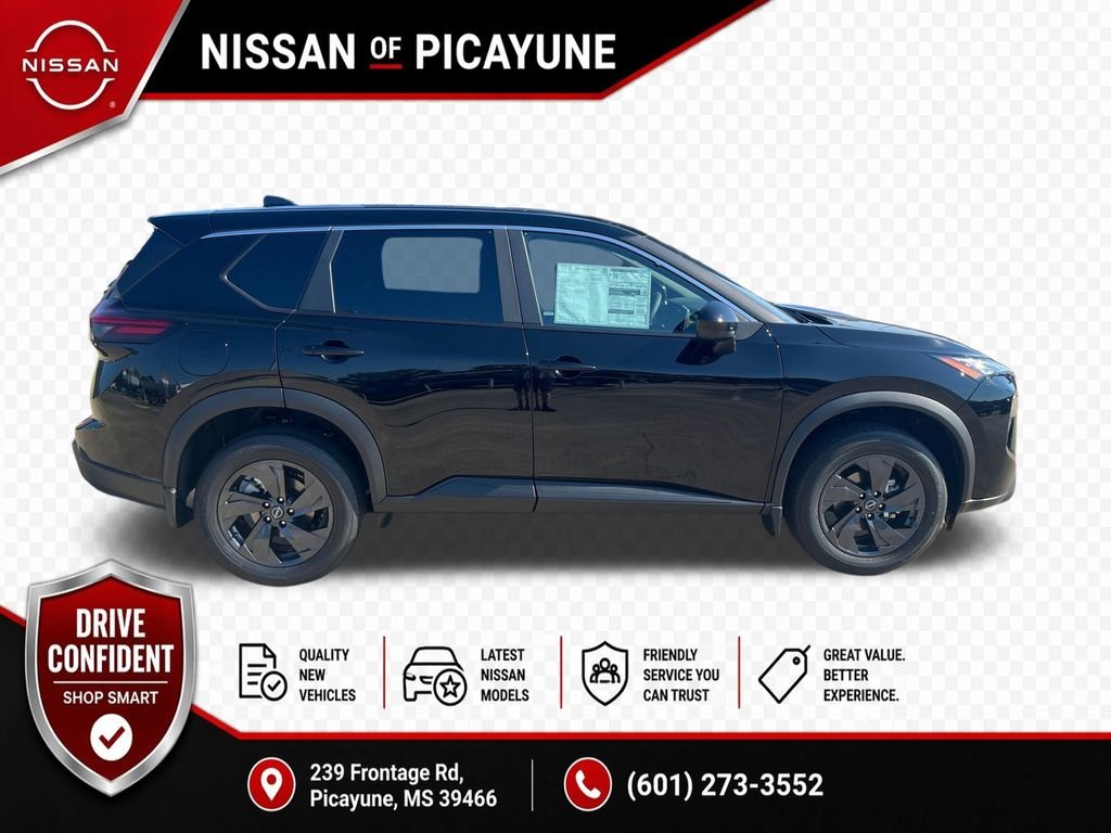 New 2026 Super Black Nissan SV image 7