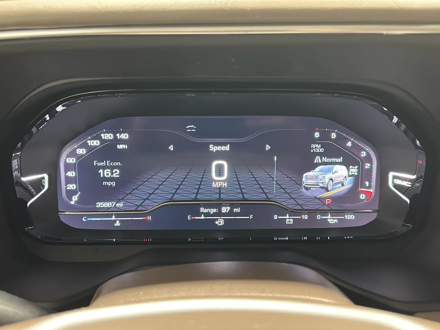 Used 2023 WHITE FROST TRICOAT GMC Denali image 10