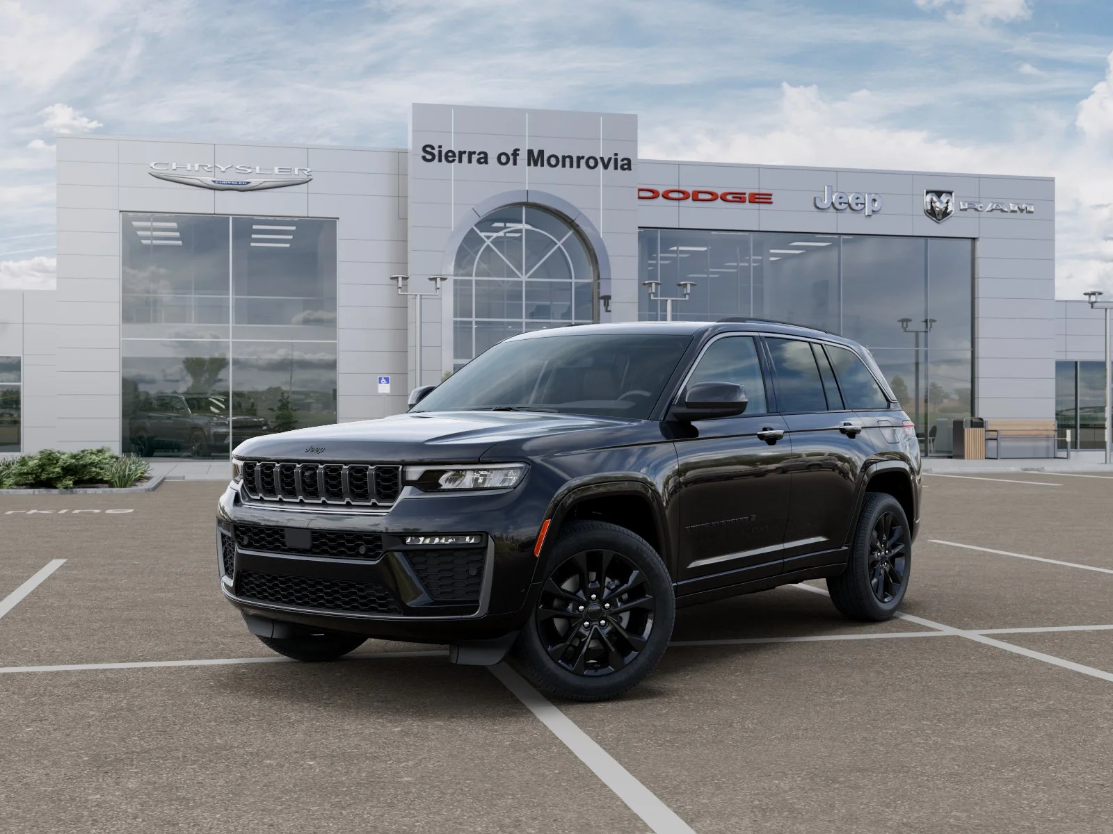 New 2026 Diamond Black Crystal Pearl-Coat Exterior Paint Jeep Limited Reserve image 33