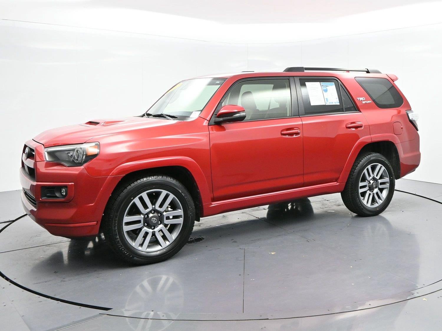 Used 2022 Barcelona Red Metallic Toyota TRD Sport image 4
