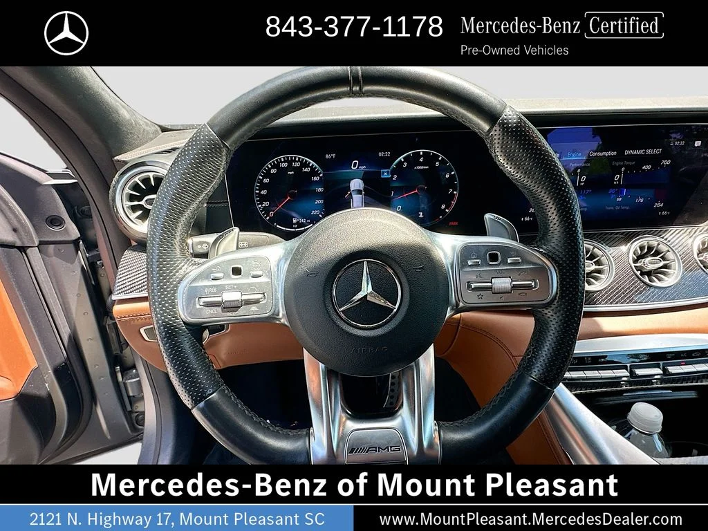 Certified Used 2021 designo Selenite Gray Magno Mercedes-AMG S image 11