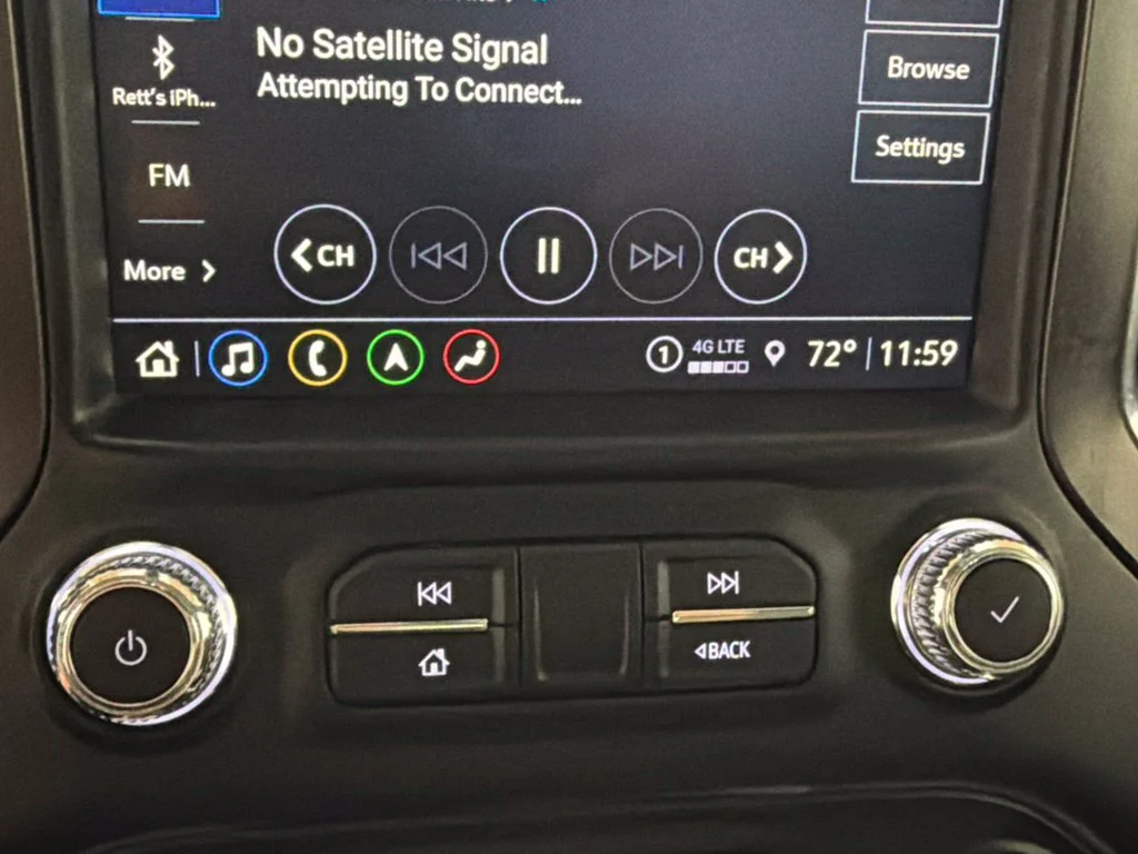 Used 2021 Dark Sky Metallic GMC AT4 image 24