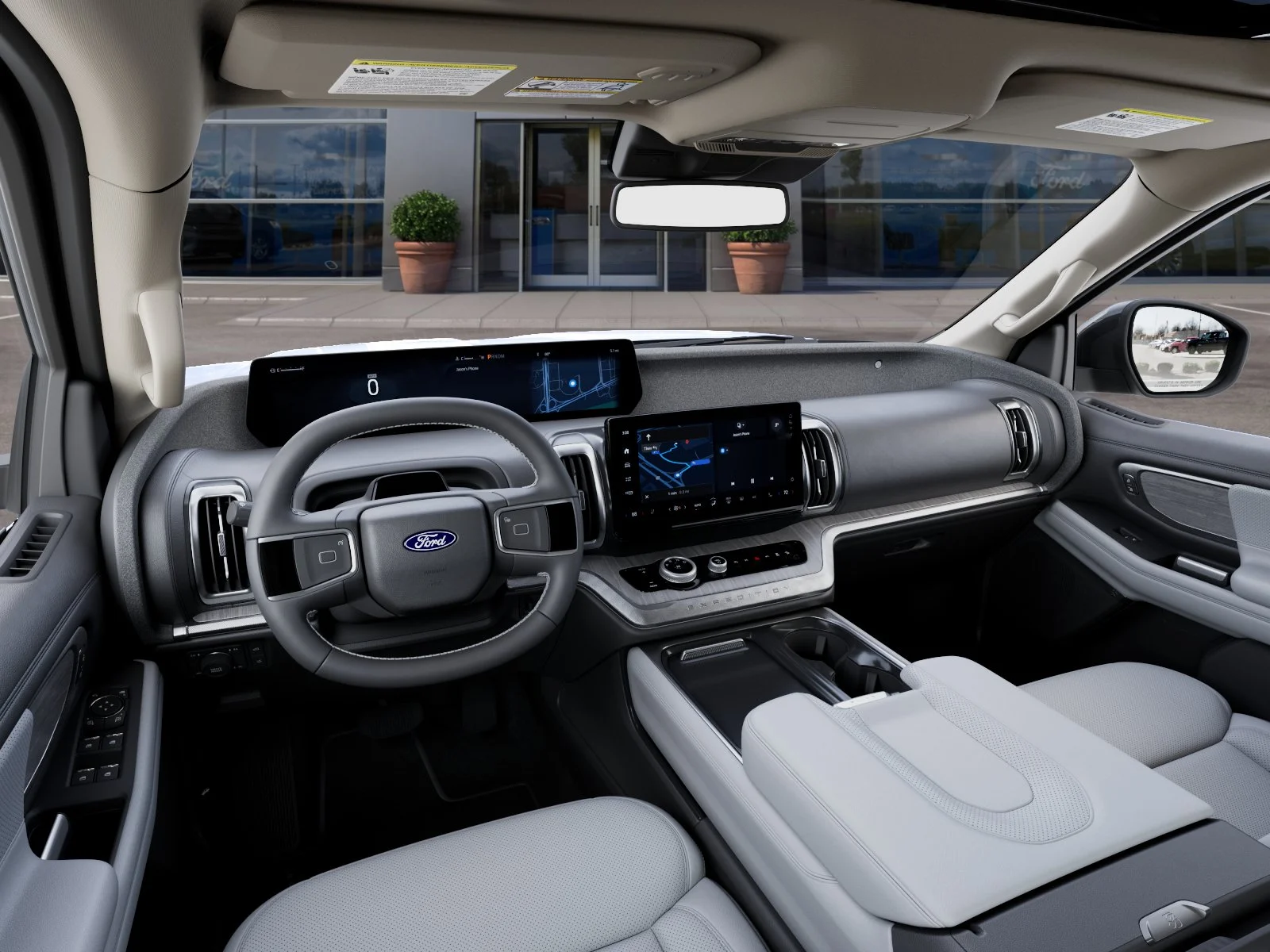 New 2027 Star White Metallic Tri-Coat Ford Platinum image 34