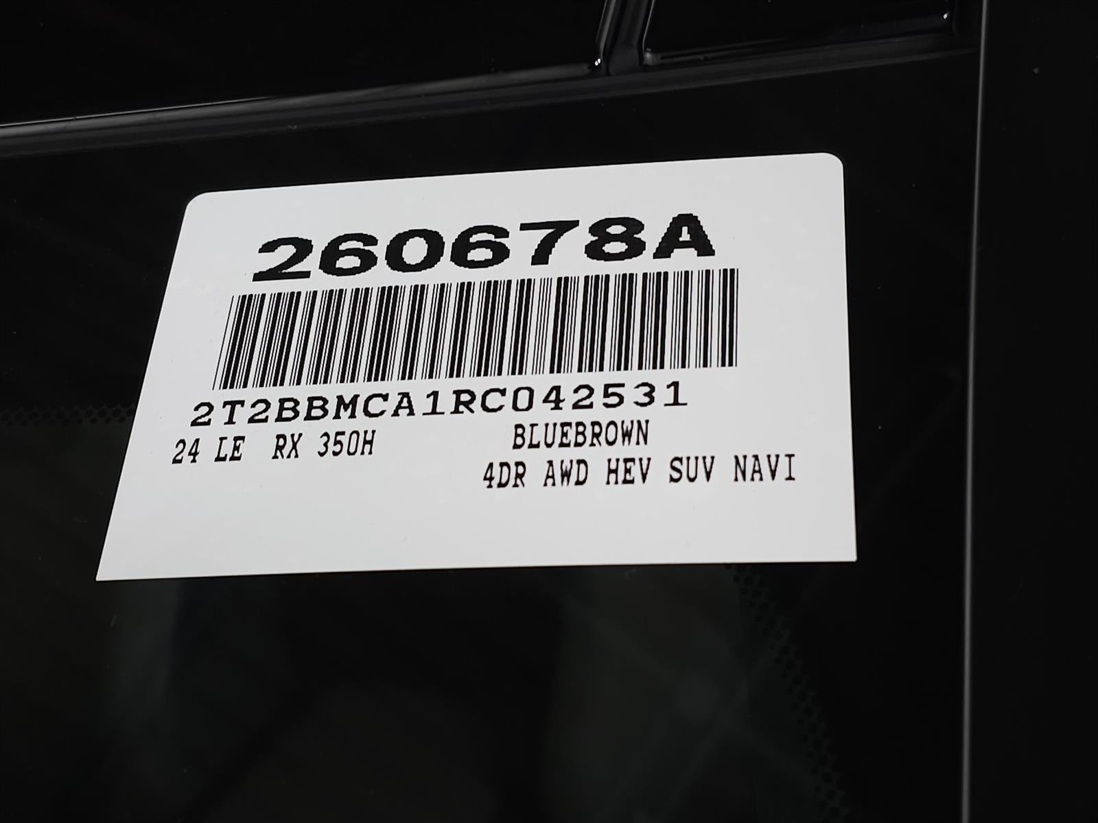 Certified Used 2024 Blue Lexus RX 350H image 42