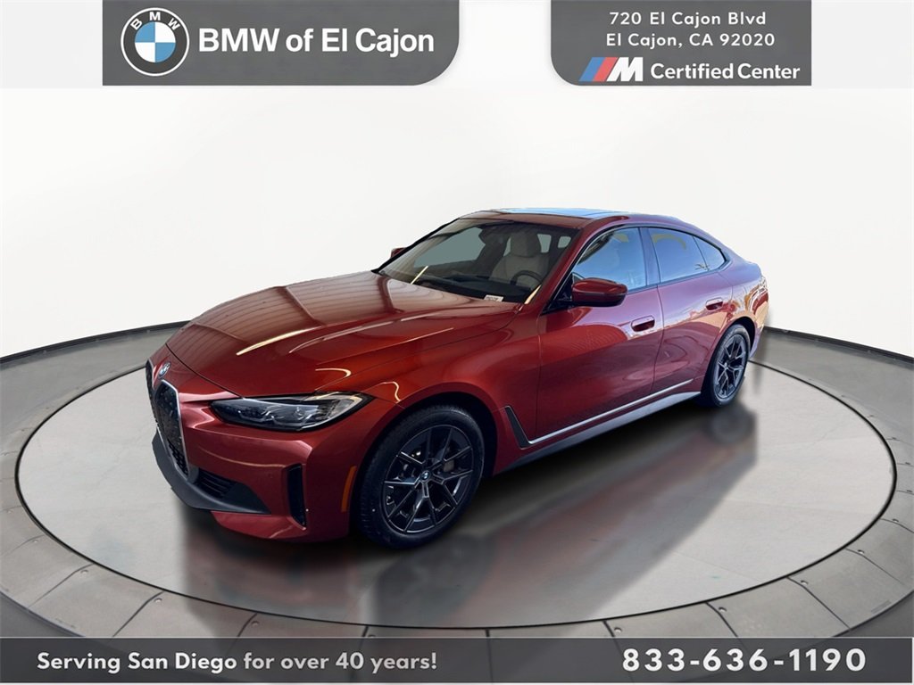Certified 2023 BMW i4 35 with VIN WBY43AW06PFP82123 for sale in El Cajon, CA