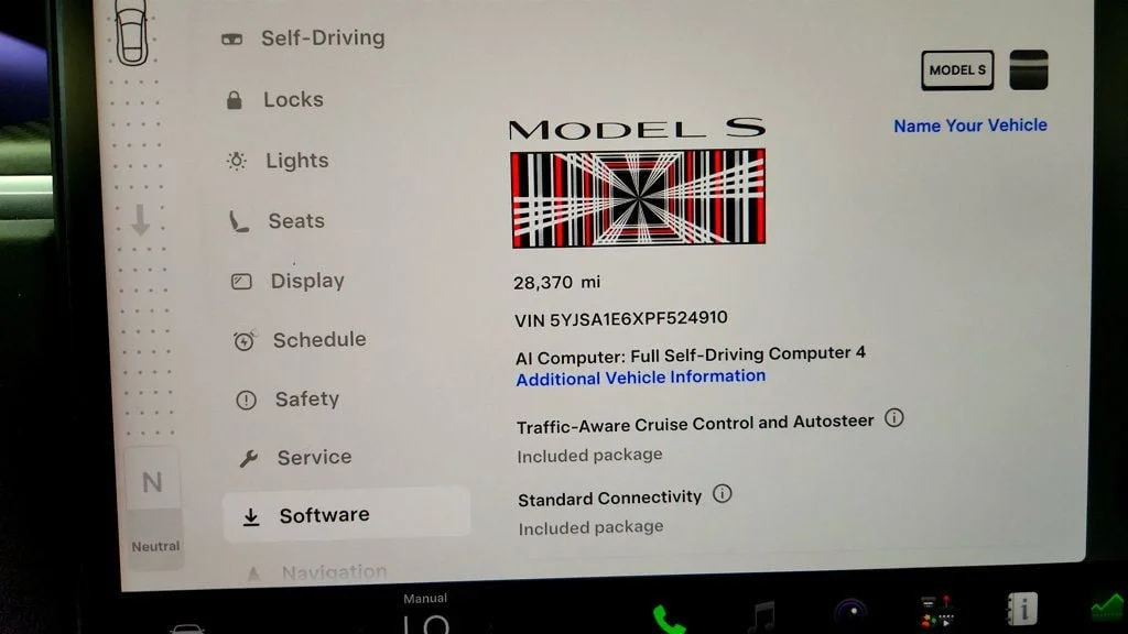 Used 2023 Solid Black Tesla Plaid AWD w/ Yoke Steering Wheel image 14