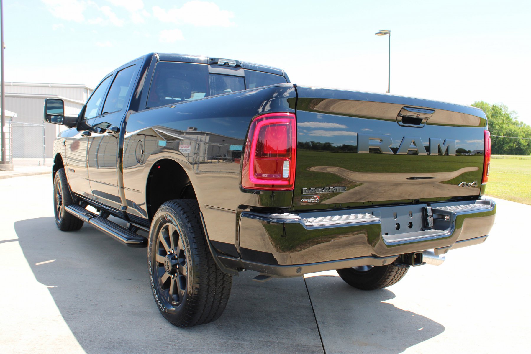 New 2026 Diamond Black Crystal Pearl-Coat Exterior Paint RAM Laramie 4x4 Crew Cab 6