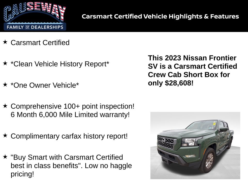 Used 2023 Green Nissan SV image 2