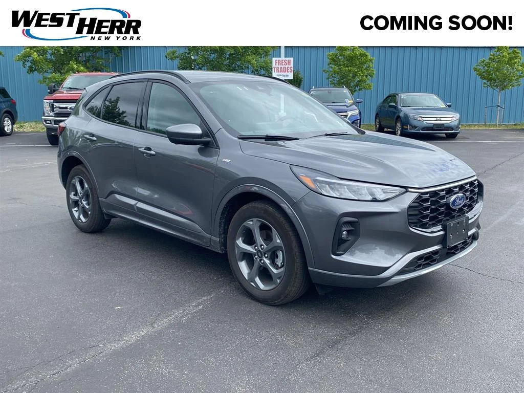 Used 2023 Carbonized Gray Ford ST-Line Select image 1