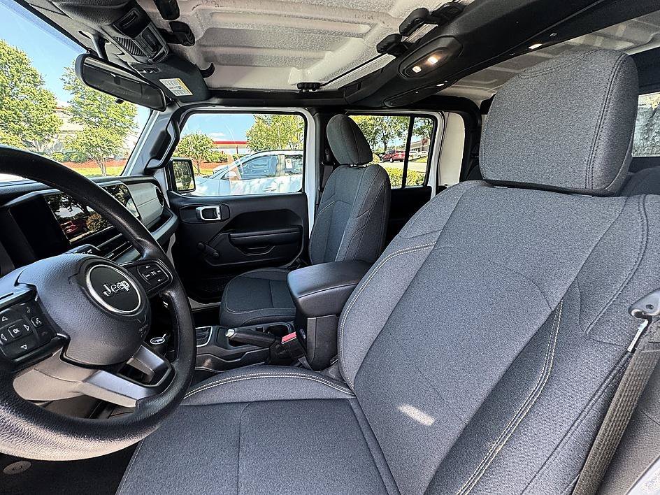 Used 2024 Bright White Clearcoat Jeep Sport image 10