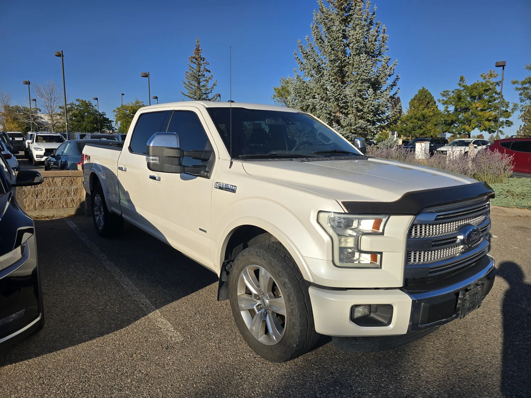 Used 2015 White Platinum Metallic Tri-Coat Ford Platinum image 7