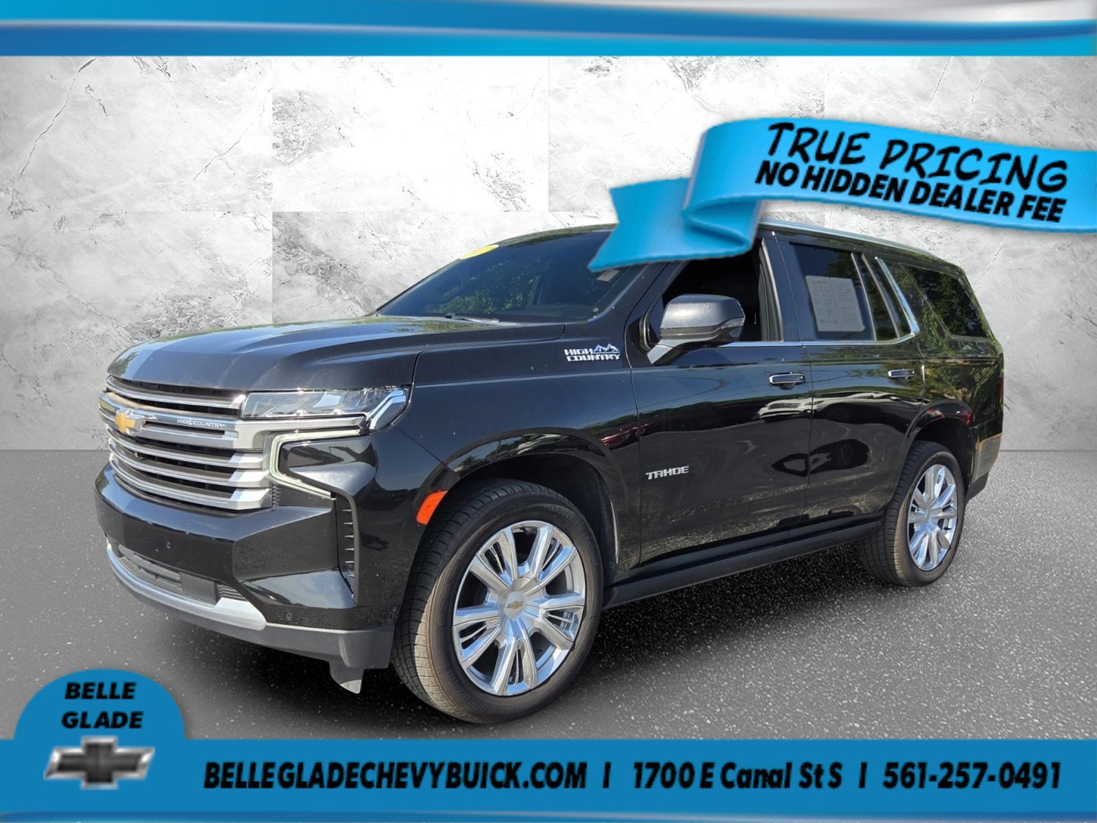 Used 2022 Black Chevrolet High Country image 1