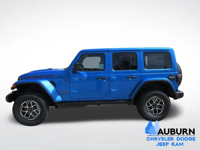 New 2026 Hydro Blue Pearl-Coat Exterior Paint Jeep Rubicon image 5