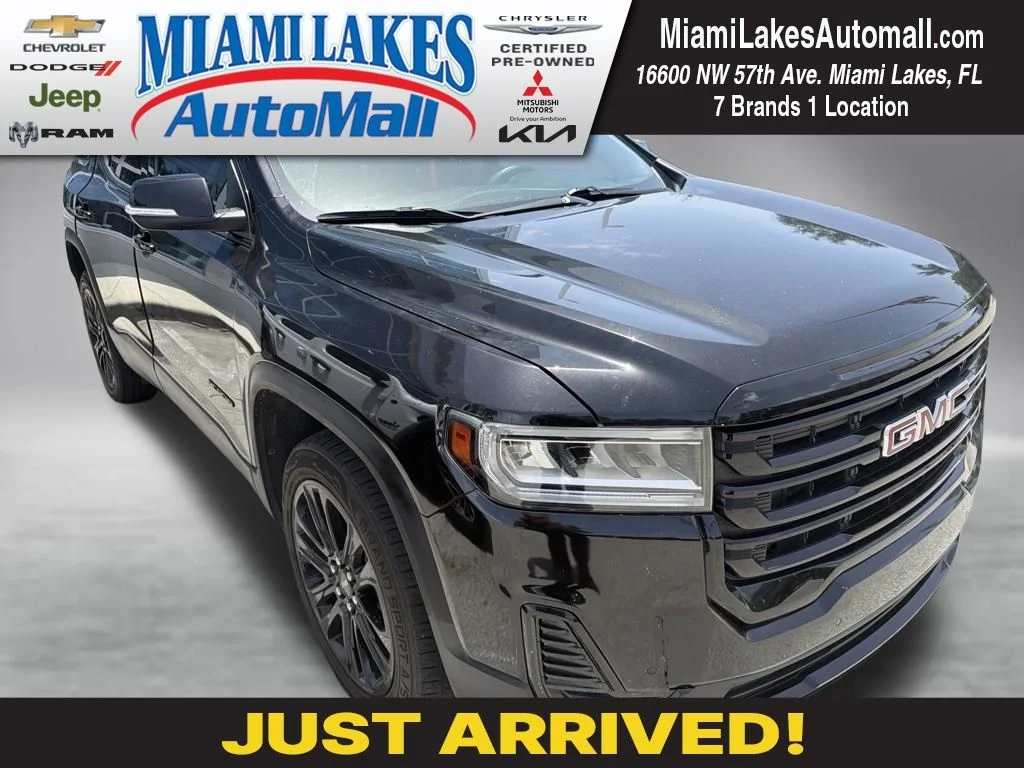 Used 2022 Ebony Twilight Metallic GMC SLE image 1