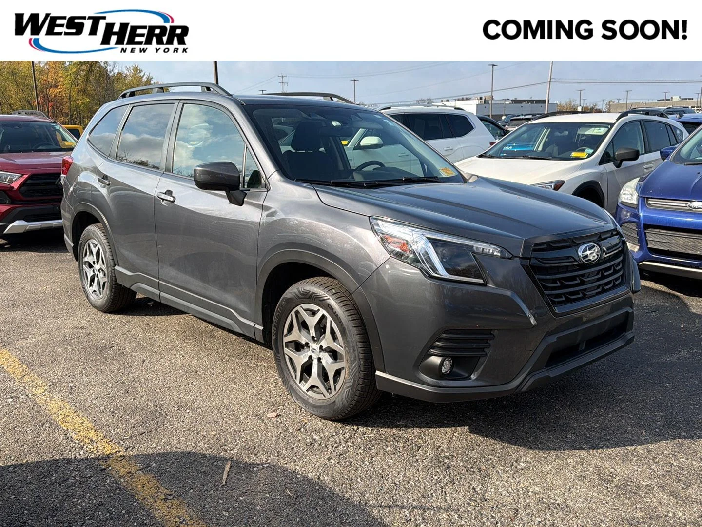 Used 2024 Magnetite Gray Metallic Subaru Premium image 1