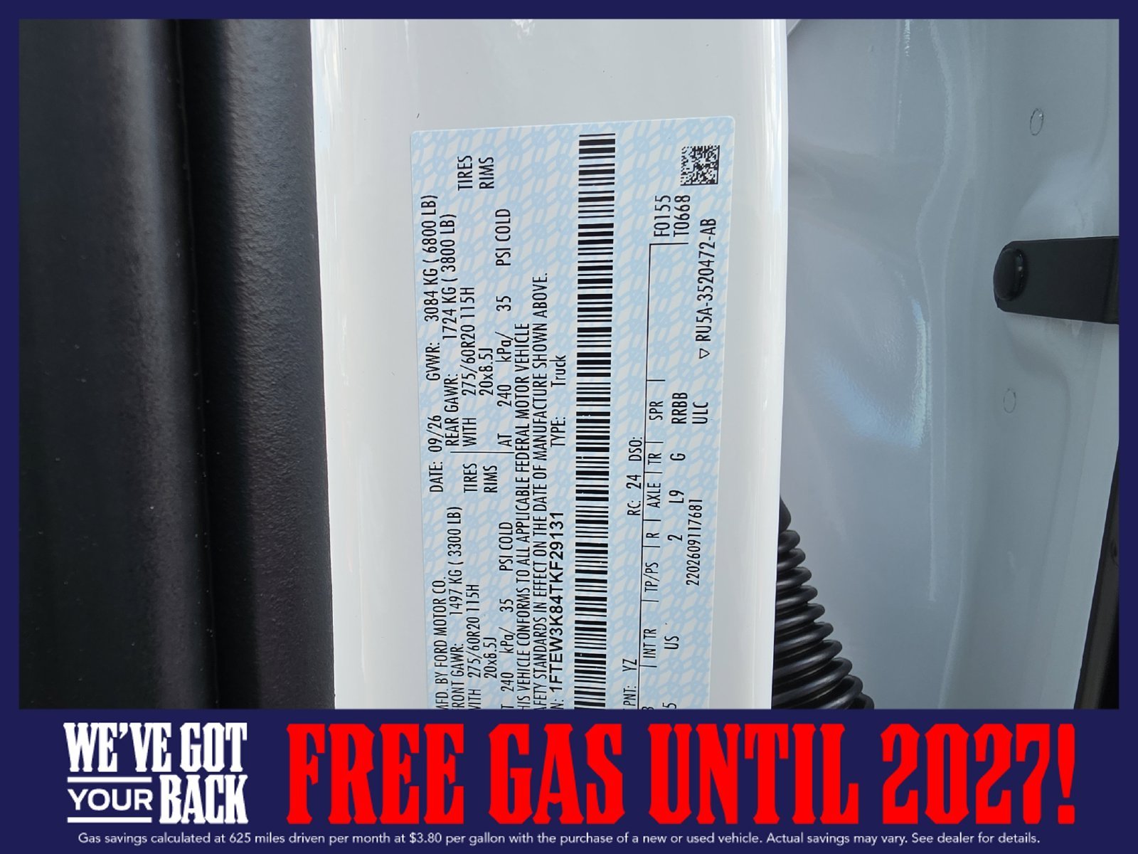 New 2026 Oxford White Ford XLT image 31