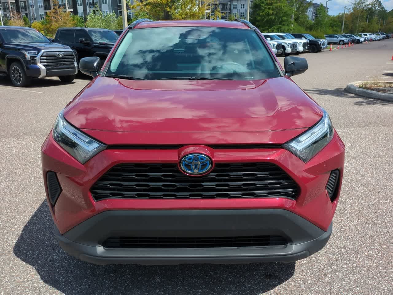 Certified Used 2024 Ruby Flare Pearl Toyota Hybrid LE image 9