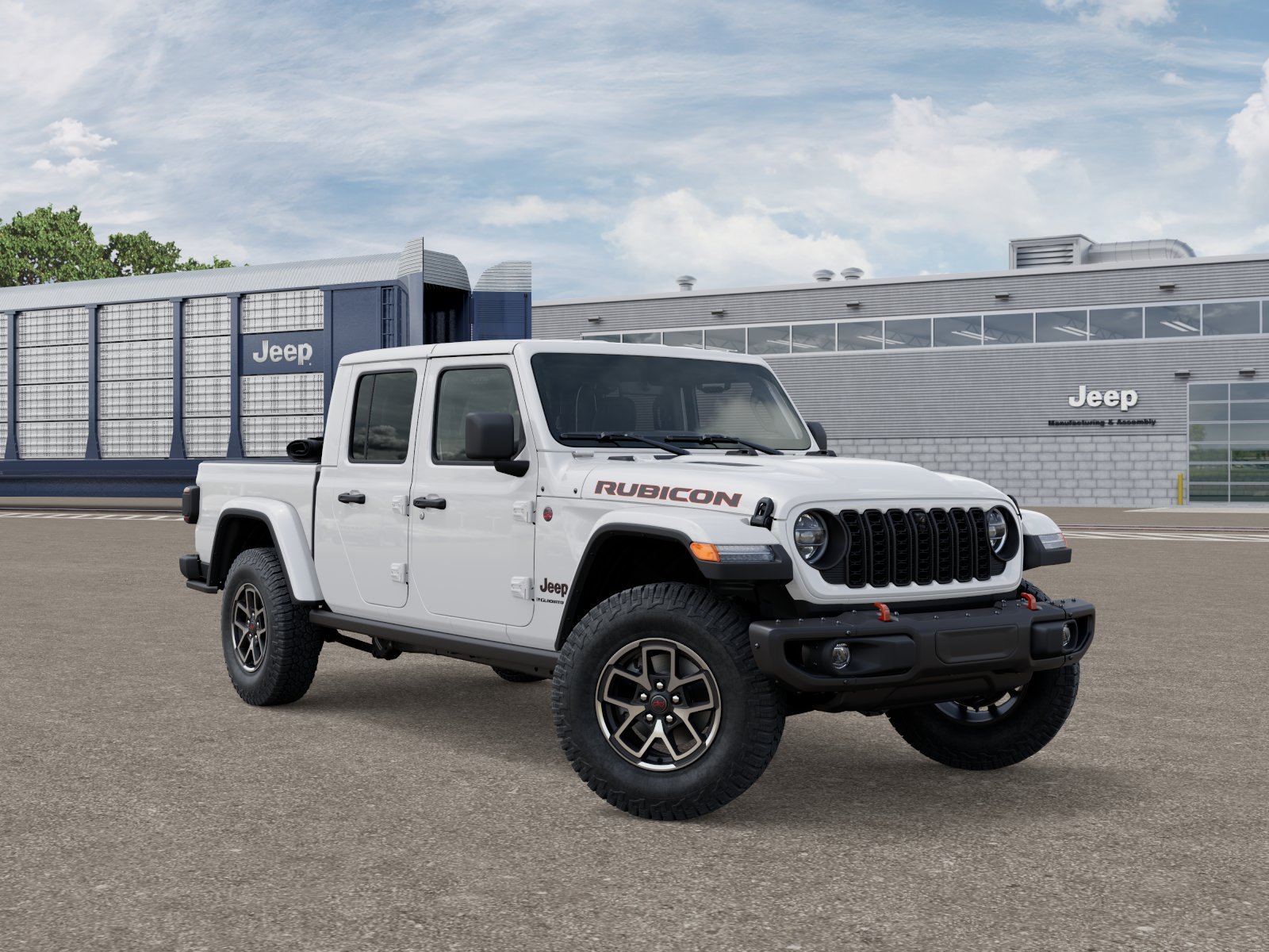 New 2027 Bright White Clearcoat Jeep Rubicon image 3