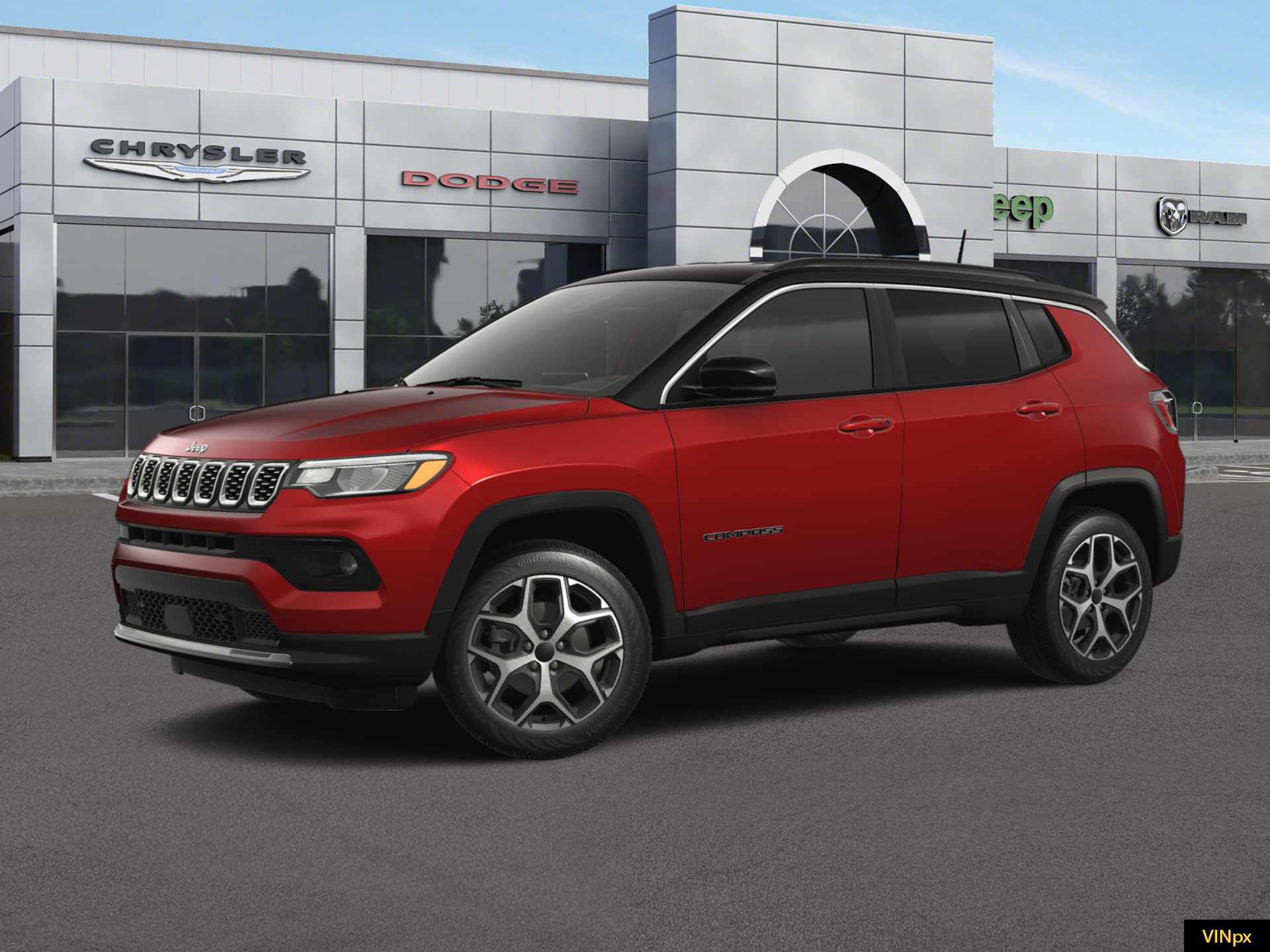 New 2026 Red Hot Pearlcoat Jeep Limited image 2