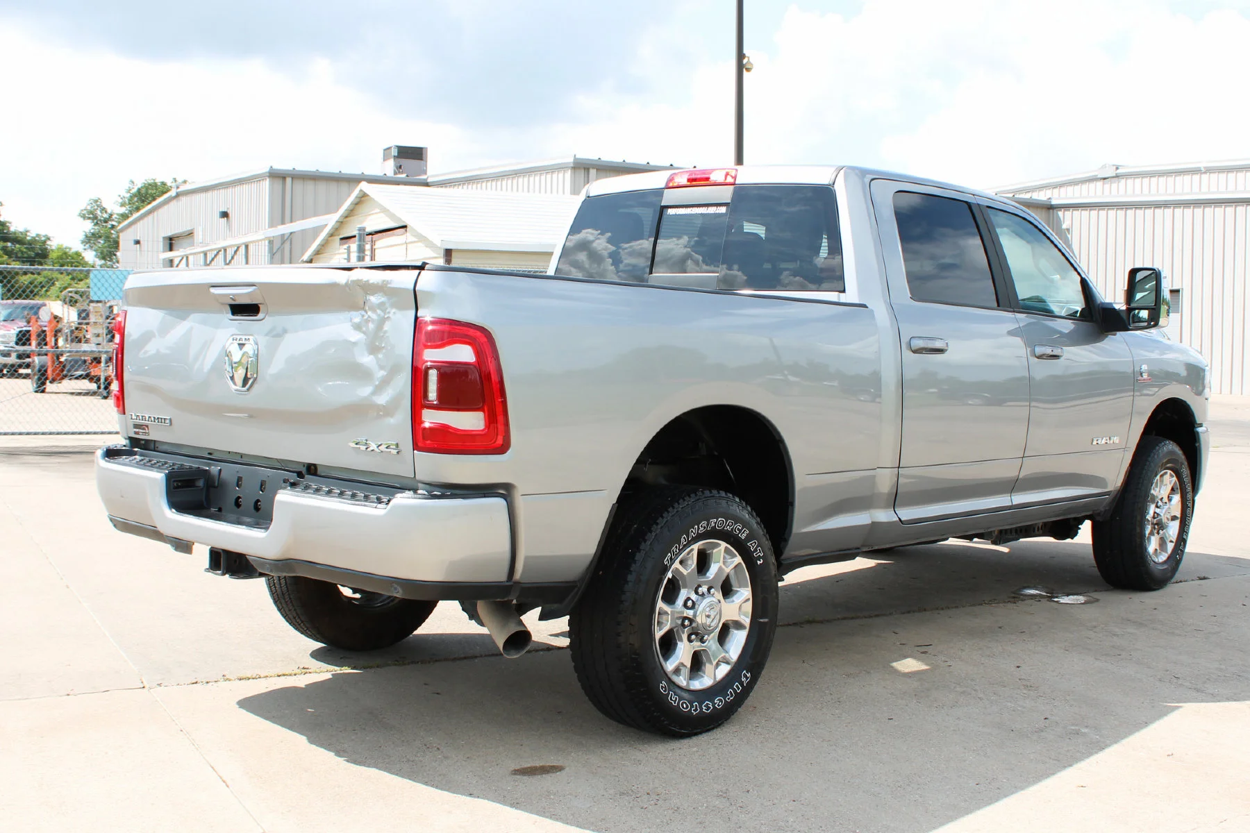 Used 2024 Billet Silver Metallic Clearcoat Ram Laramie 4x4 Crew Cab 6