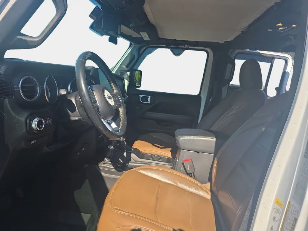 Used 2020 Bright White Clearcoat Jeep Overland image 11
