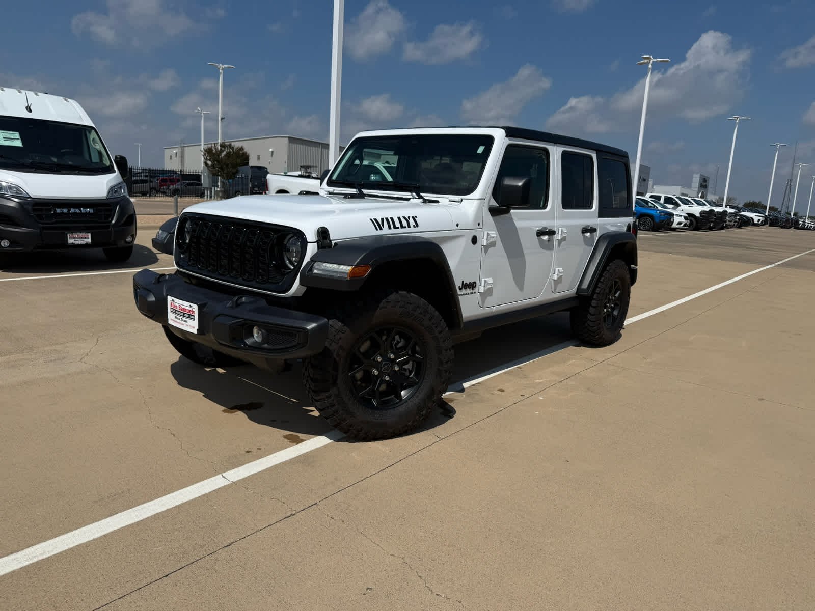 New 2026 Bright White Clear Coat Jeep Willys image 2