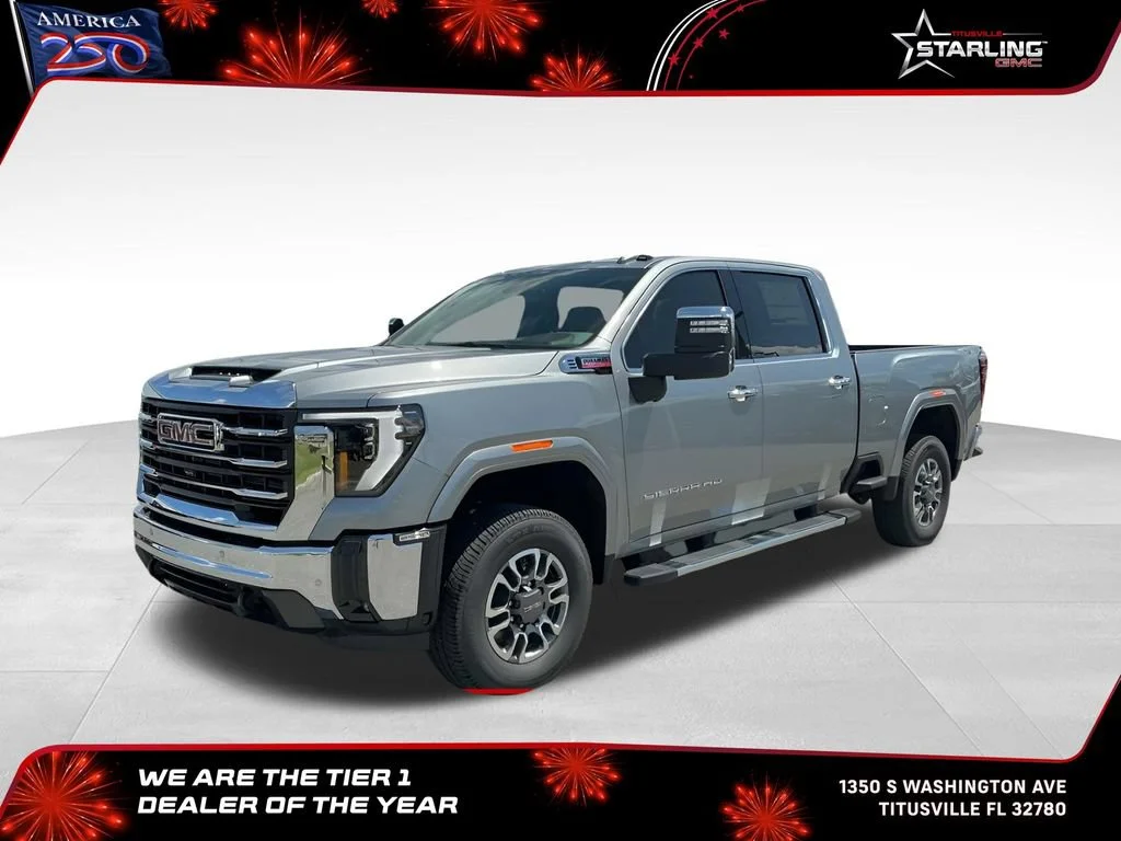 New 2026 Sterling Metallic GMC SLT image 1