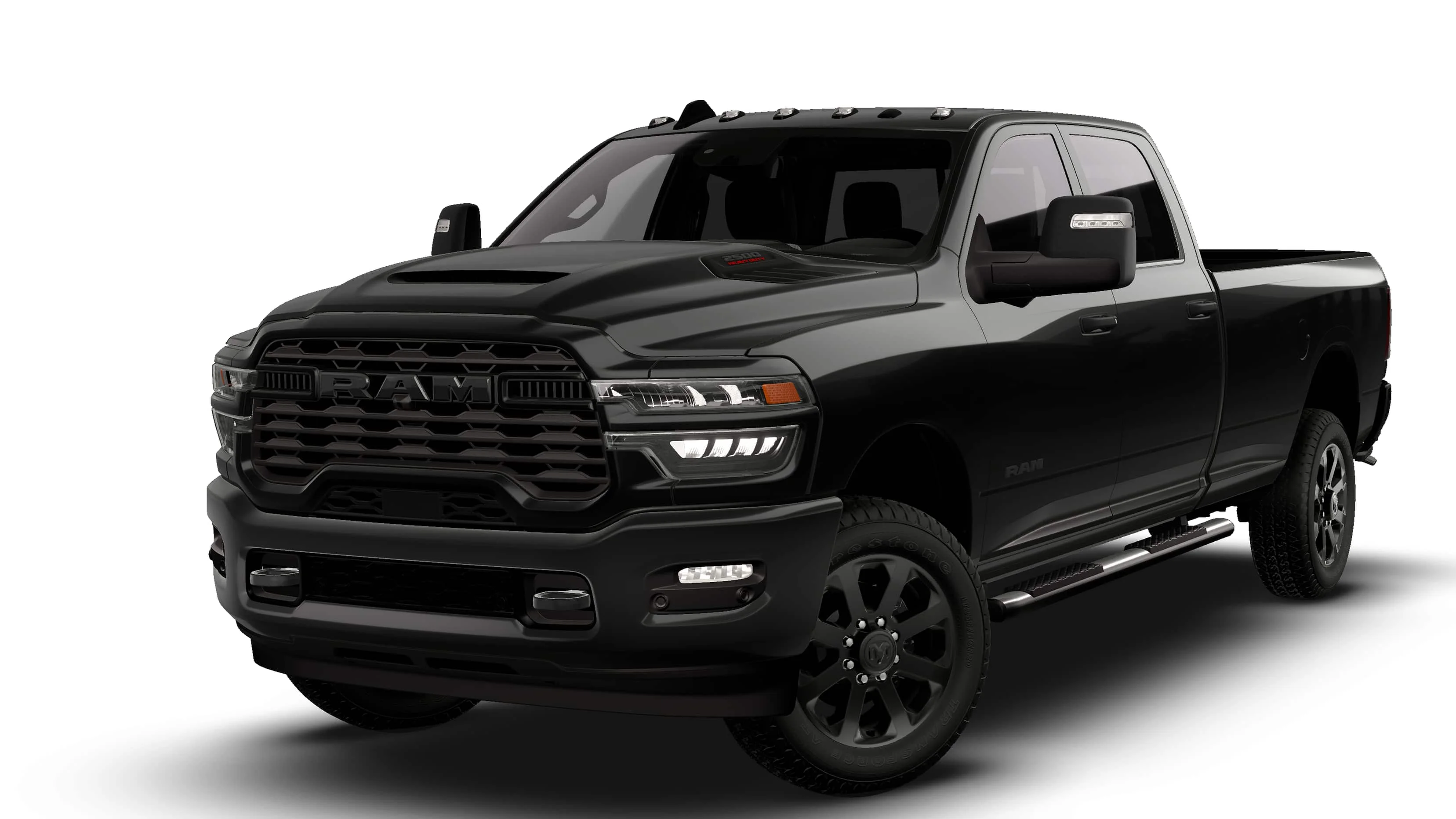 New 2026 Diamond Black Crystal Pearl-Coat Exterior Paint RAM Tradesman image 13
