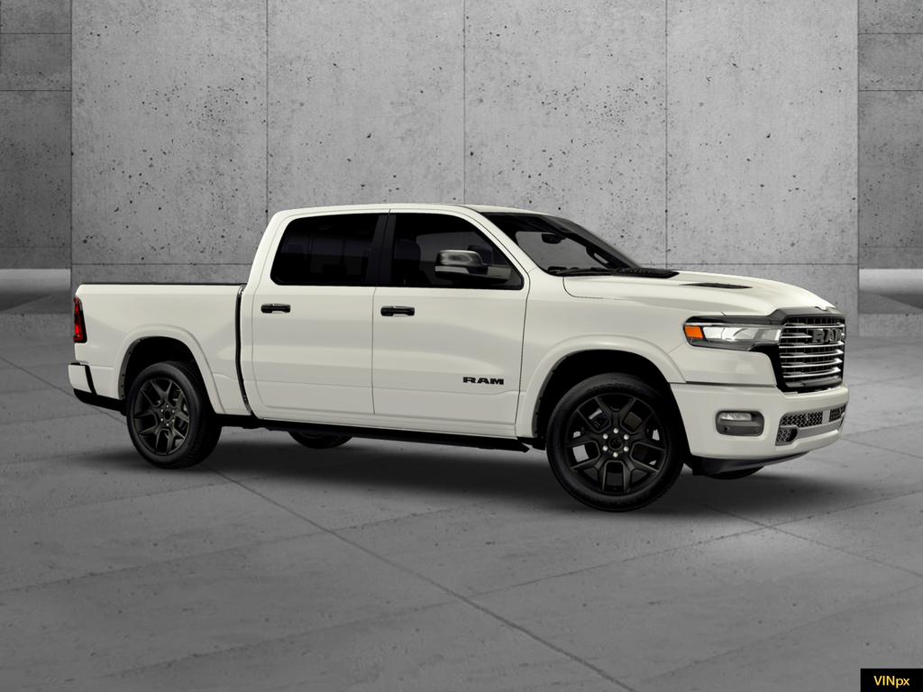 New 2026 Ivory White Tri-Coat Pearl-Coat Exterior Paint RAM Laramie image 9
