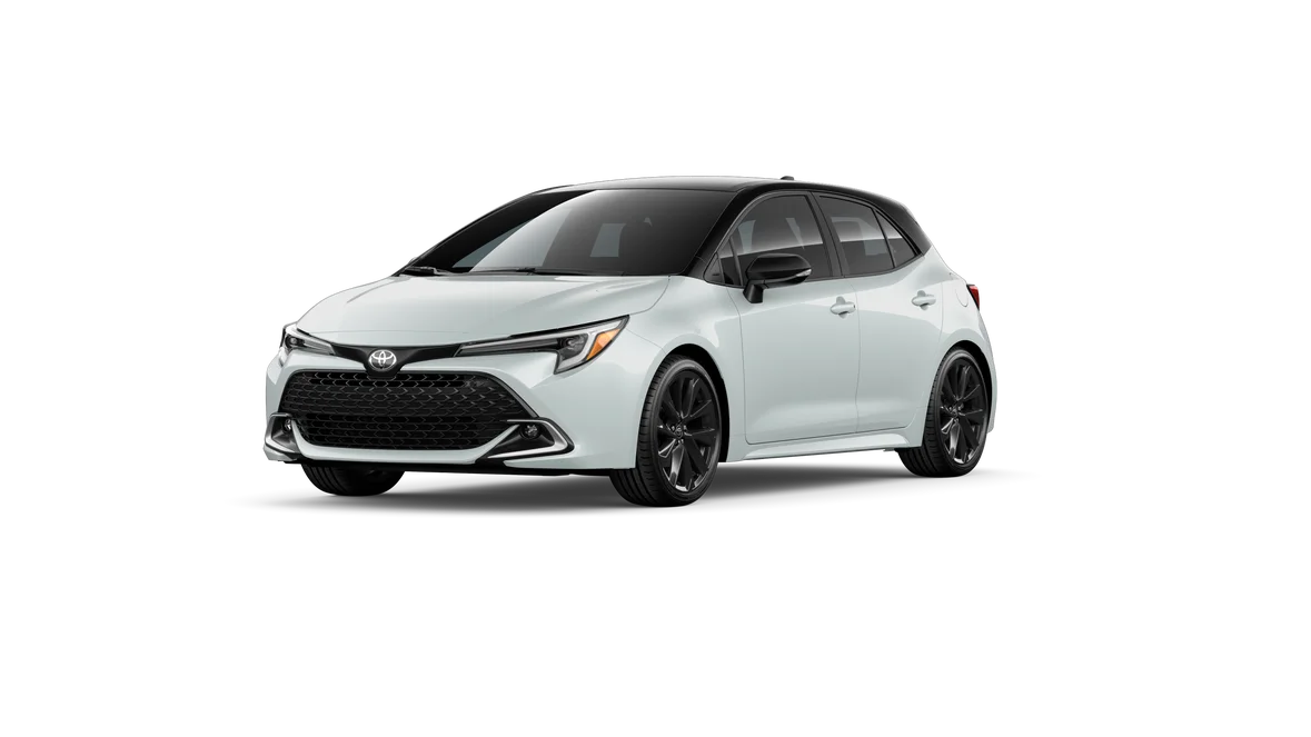 New 2026 Wind Chill Pearl with Midnight Black Metallic roof Toyota XSE image 1