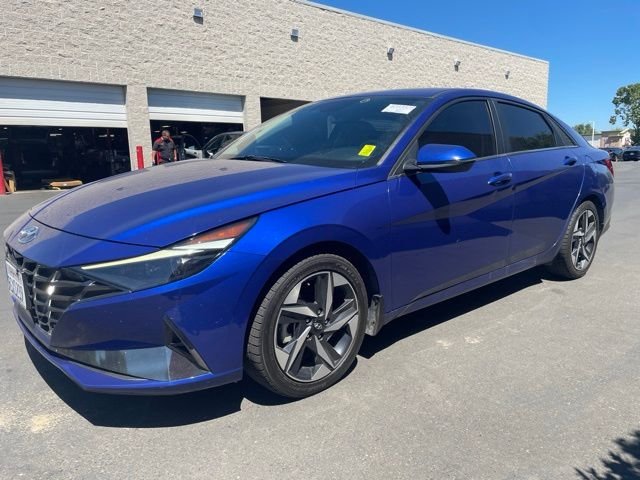 Used 2023 Blue Hyundai Limited image 3