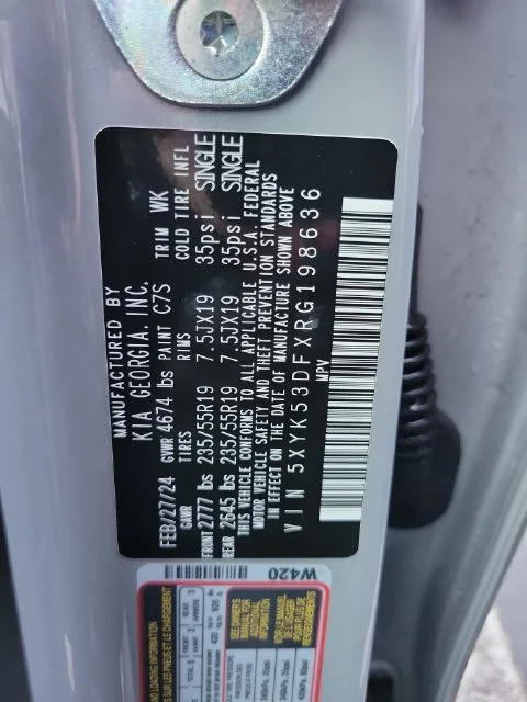 Used 2024 Gray Kia SX-Prestige image 29