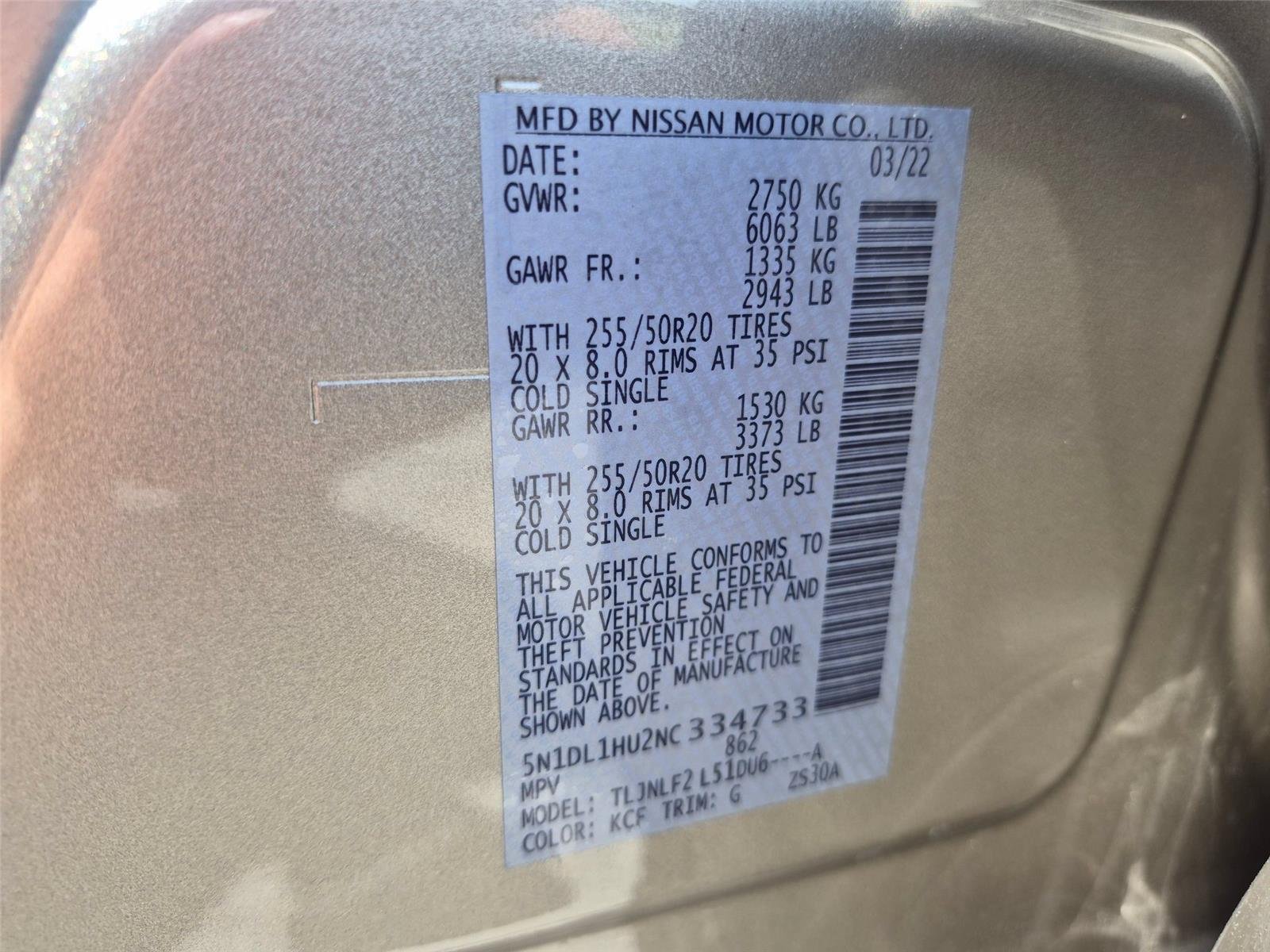 Used 2022 SILVER INFINITI  image 15
