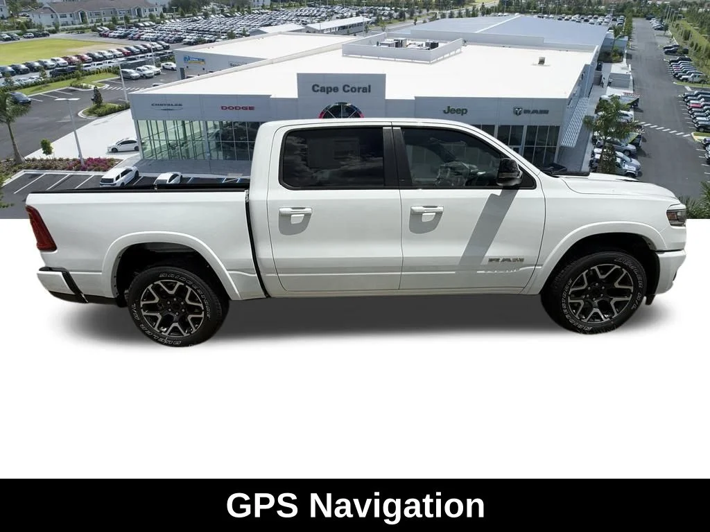 New 2026 Bright White Clear-Coat Exterior Paint RAM Laramie image 3