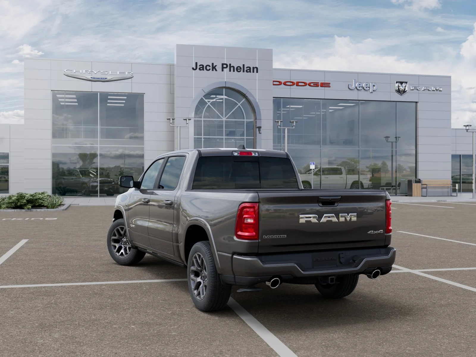 New 2026 Granite Crystal Metallic Clear-Coat Exterior Paint RAM Laramie image 29