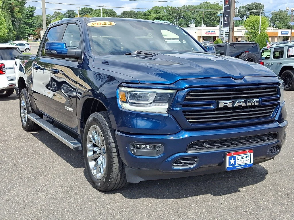 Used 2023 Patriot Blue Pearlcoat Ram Laramie image 2