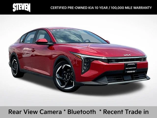 Certified Used 2025 Red Kia EX image 1