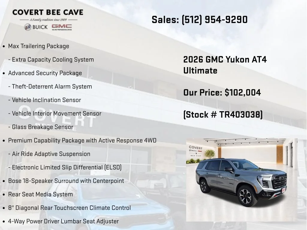 New 2026 GMC Yukon AT4 Ultimate, photo 25