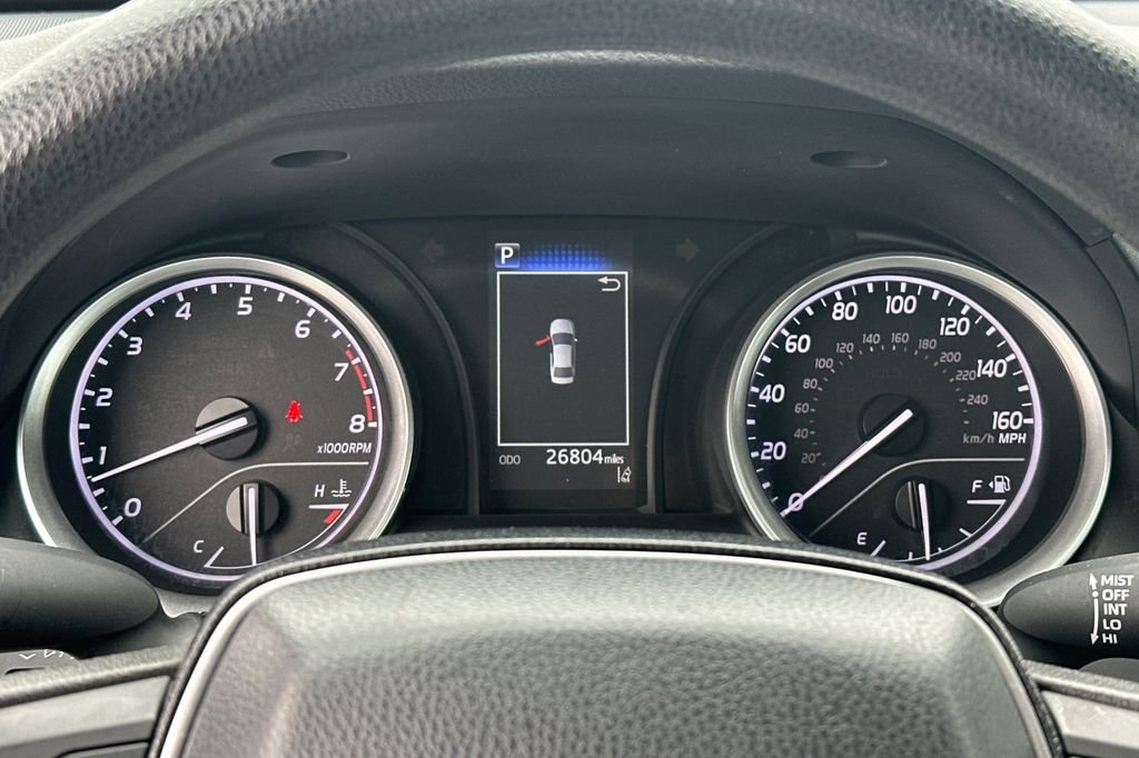 Used 2023 Midnight Black Metallic Toyota LE image 24