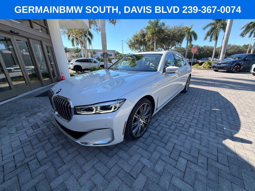 Used 2022 Mineral White Metallic BMW 750i xDrive image 2