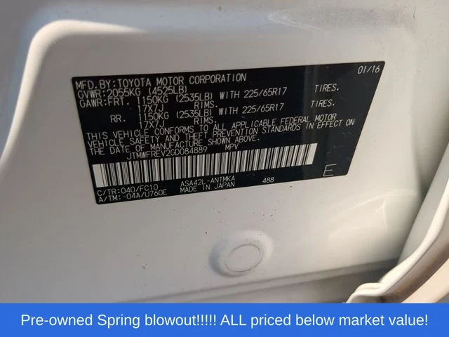 Used 2016 White Toyota XLE image 49