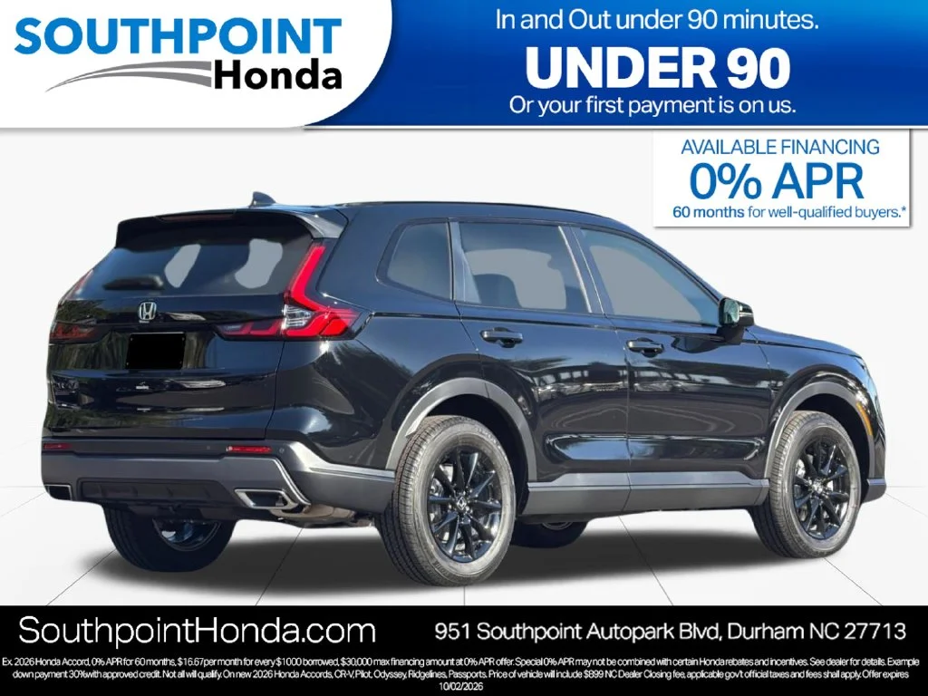 New 2027 Crystal Black Pearl Honda Sport-L image 3